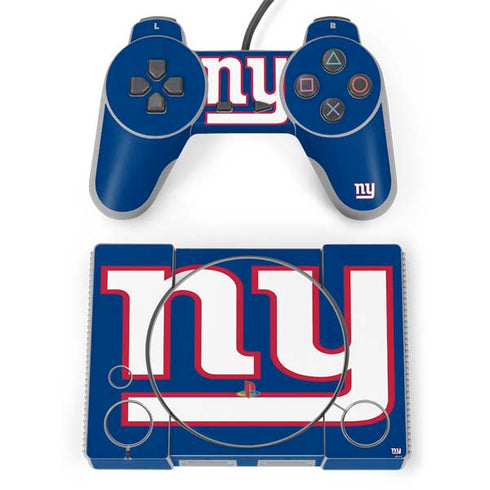 NFL New York Giants Large Logo PlayStation Classic Bundle Skin